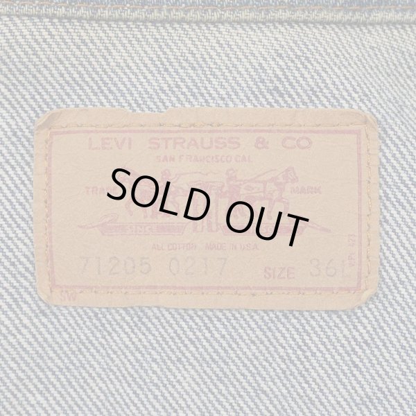画像3: 70-80's Levi's 71205-0217 デニムジャケット "36L / MADE IN USA" (3)