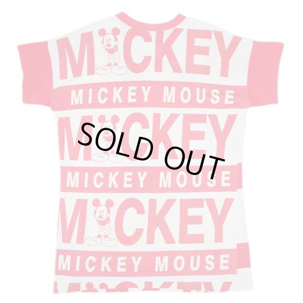 画像2: 90's Mickey Mouse オーバープリントTシャツ "MADE IN USA" (2)