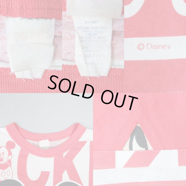 画像3: 90's Mickey Mouse オーバープリントTシャツ "MADE IN USA" (3)