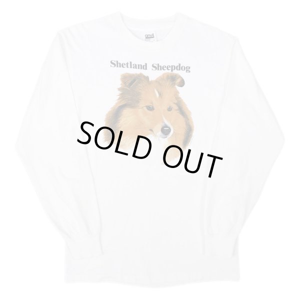 画像1: 90's Shetland Sheepdog L/S Tシャツ “MADE IN USA” (1)