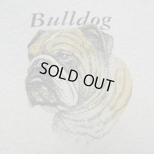 画像2: 90's Fruit of the loom ドッグプリントTシャツ "Bulldog / MADE IN USA" (2)