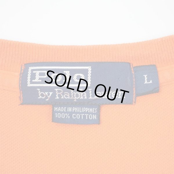 画像2: 90's Polo Ralph Lauren コットンピケTシャツ (2)