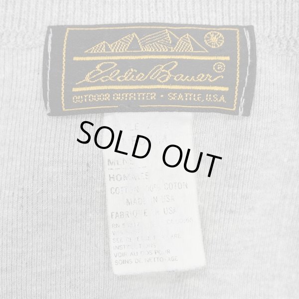 80's Eddie Bauer ヘンリーネックカットソー 80's Eddie Bauer ヘンリーネックカットソー