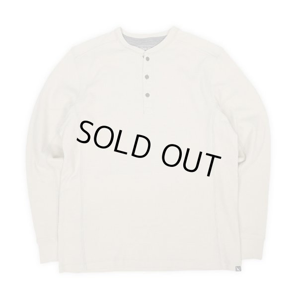画像1: 00's Eddie Bauer ヘンリーネック サーマルカットソー "DEADSTOCK" (1)