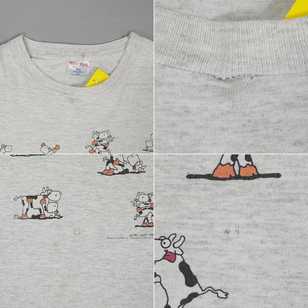 画像4: 90's COAST TRENDS 四十八手プリントTシャツ "COW / MADE IN USA" (4)