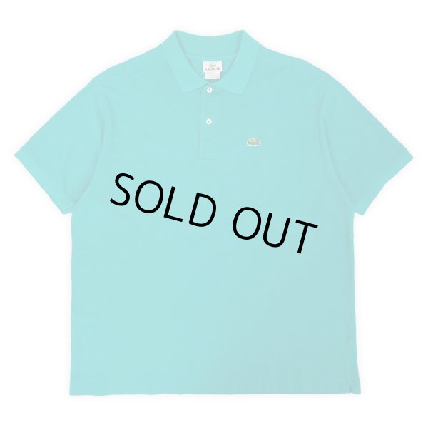 画像1: 90's LACOSTE ポロシャツ "DESIGNED IN FRANCE / EMERALD GREEN" (1)