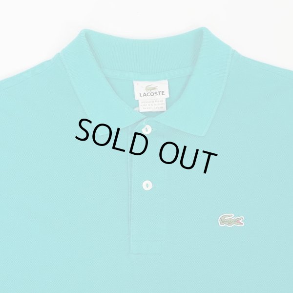 画像3: 90's LACOSTE ポロシャツ "DESIGNED IN FRANCE / EMERALD GREEN" (3)