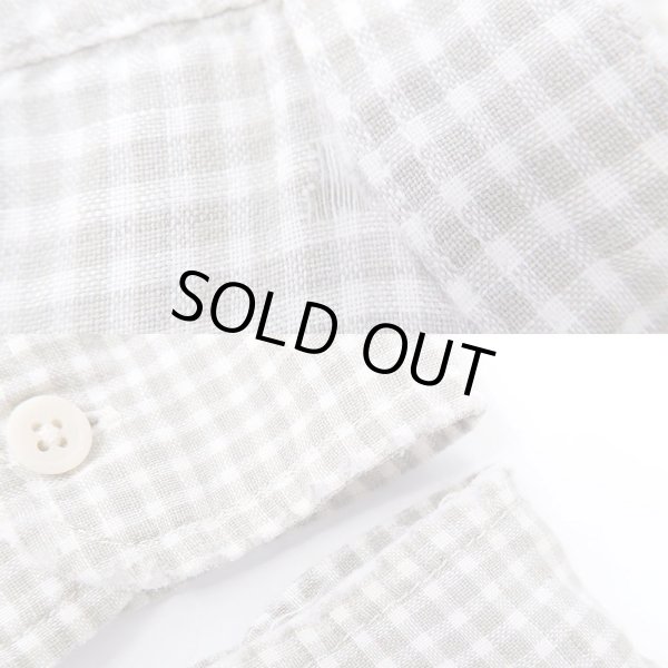 画像4: 90's Eddie Bauer バンドカラーシャツ "白タグ" (4)