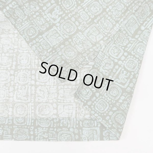 画像4: 00's L.L.Bean S/S 総柄 オープンカラーシャツ "GREEN BASE" (4)