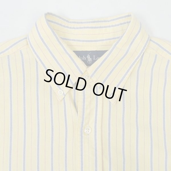 画像4: 90's Polo Ralph Lauren マルチストライプ柄 ボタンダウンシャツ "CLASSIC FIT" (4)