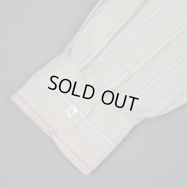 画像4: 90's Banana Republic マルチストライプ柄 レギュラーカラーシャツ (4)