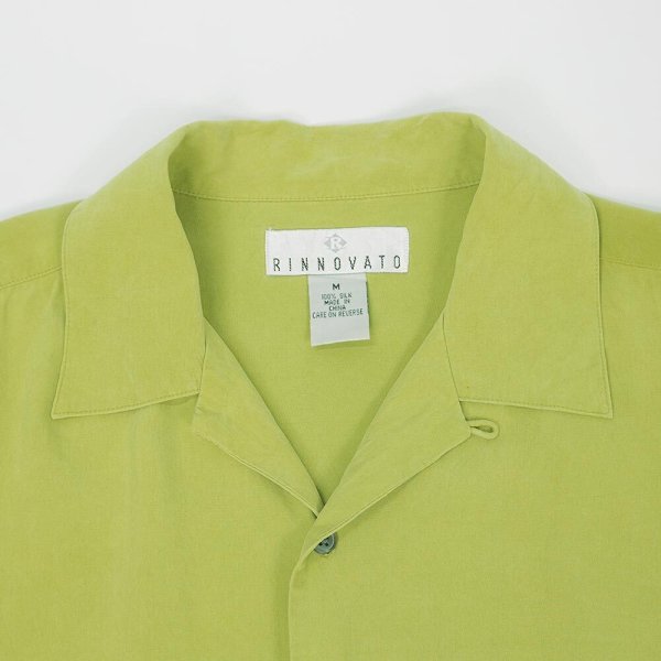 画像3: 90's RINNOVATO S/S オープンカラー シルクシャツ (3)