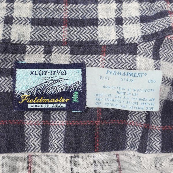 画像2: 90's Fieldmaster プリントネルシャツ "MADE IN USA" (2)