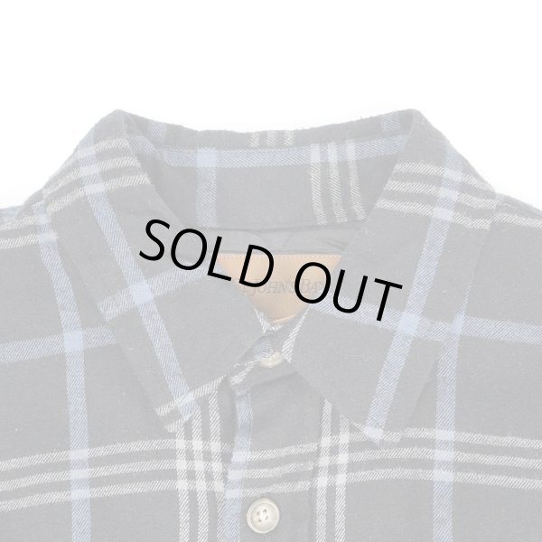 画像3: Late 90's ST JOHN'S BAY キルティングライナーネルシャツ "Black Plaid" (3)