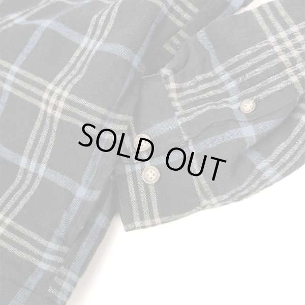 画像4: Late 90's ST JOHN'S BAY キルティングライナーネルシャツ "Black Plaid" (4)