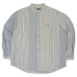 画像1: 90's Polo Ralph Lauren マルチストライプ柄 ボタンダウンシャツ "HERITAGE" (1)