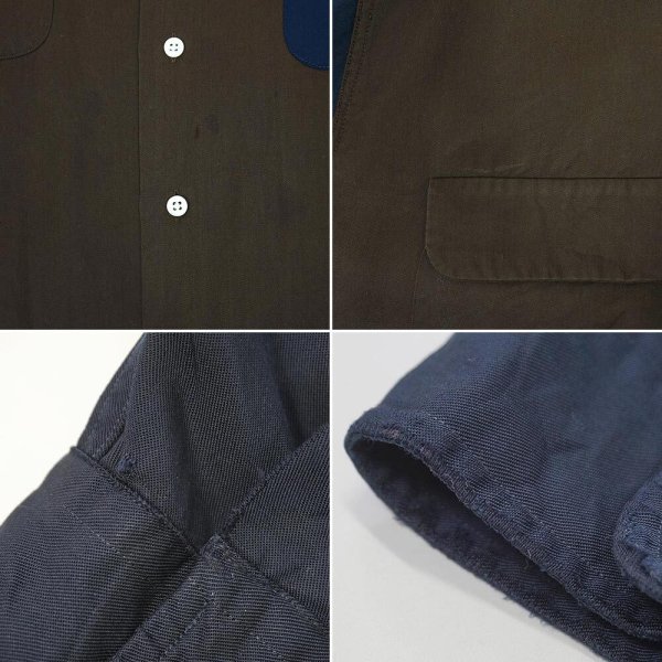 画像5: 90's Polo Ralph Lauren L/S オープンカラー レーヨンシャツ "Switching Custom" (5)