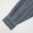 画像4: 00's Arrow フランネル ボタンダウンシャツ "Blue×Gray Plaid" (4)