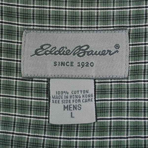 画像2: 00's Eddie Bauer S/S ボタンダウンシャツ "DEADSTOCK" (2)