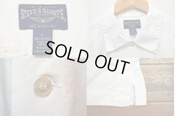 画像3: 90's STEVE&BARRY'S S/S コットンキューバシャツ (3)
