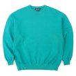 画像1: 90's LANDS' END ブランクスウェット "Emerald Green / MADE IN USA" (1)