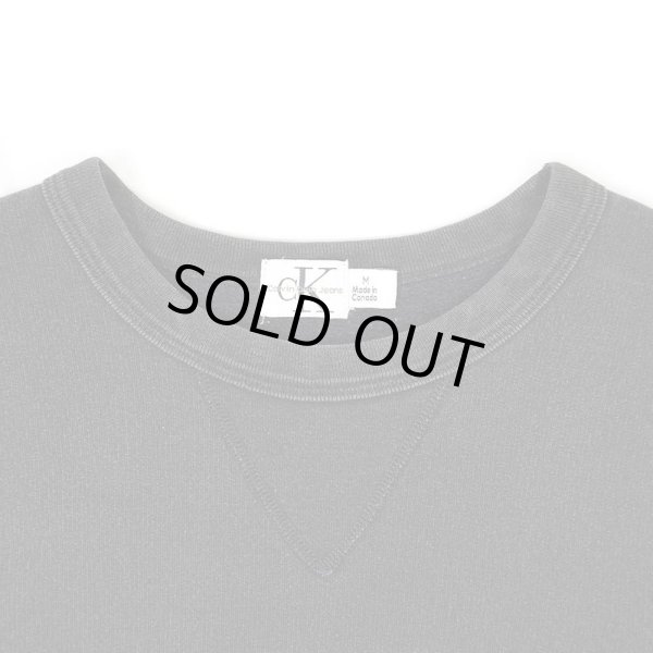 画像4: 90's Calvin Klein Jeans 前V スウェット "MADE IN CANADA" (4)