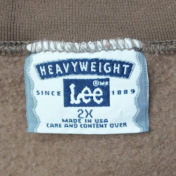 画像2: 90's Lee モックネック スウェットカットソー "MADE IN USA" (2)