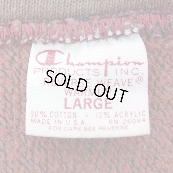 画像3: 70's Champion リバースウィーブ パーカー "MADE IN USA / 3段プリント" (3)