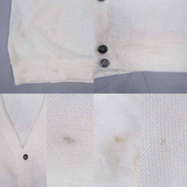 画像3: 80's IZOD LACOSTE アクリルカーディガン "MADE IN USA" (3)