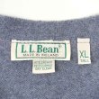 画像2: 90's L.L.Bean ウールニットカーディガン "MADE IN IRELAND" (2)