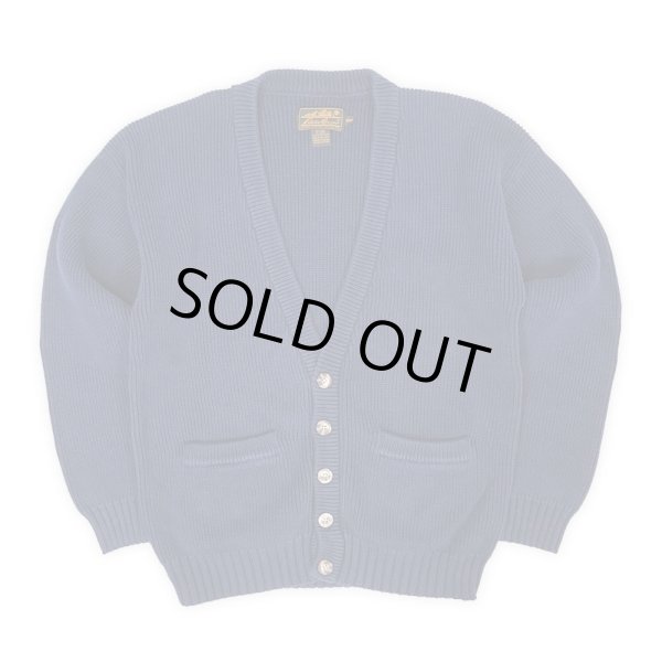 画像1: 90's Eddie Bauer コットンニット カーディガン (1)