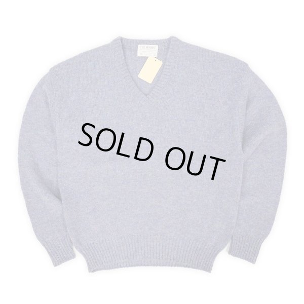 画像1: 80's THE MOORS by LORD JEFF Vネック シェットランドウールニット (1)