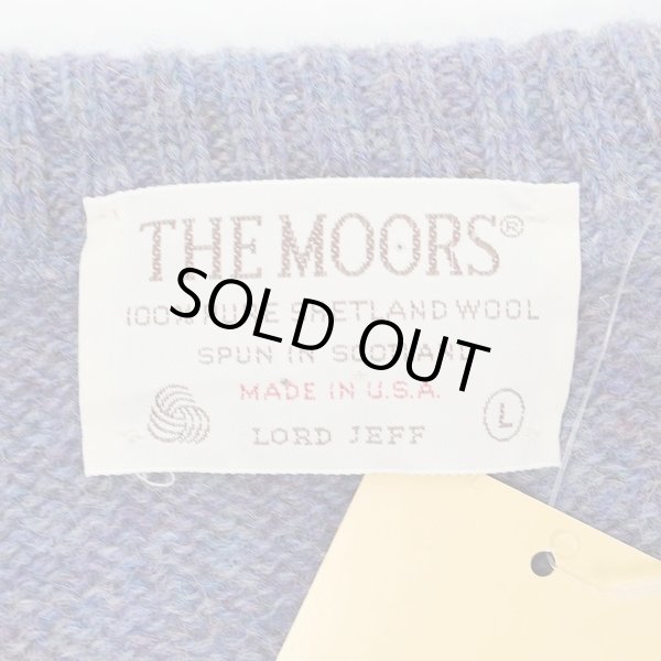 画像2: 80's THE MOORS by LORD JEFF Vネック シェットランドウールニット (2)