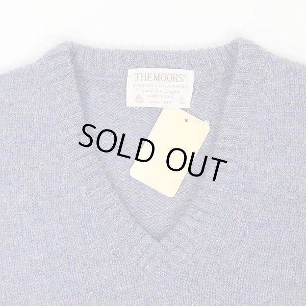 画像3: 80's THE MOORS by LORD JEFF Vネック シェットランドウールニット (3)