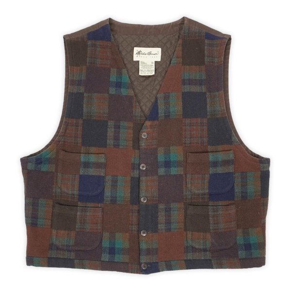 画像1: 90's Eddie Bauer ウールベスト (1)