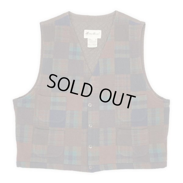 画像1: 90's Eddie Bauer ウールベスト (1)