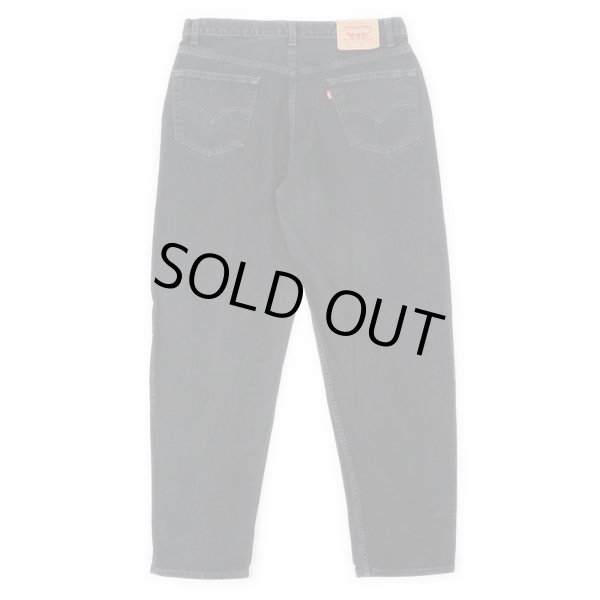 画像2: 90-00's Levi's 550 ブラックデニムパンツ "MADE IN CANADA" (2)