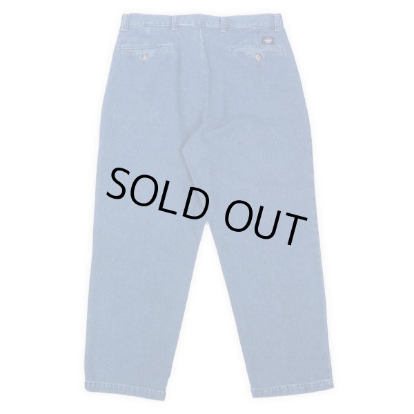 画像2: 00's DOCKERS 2タック デニムトラウザー "W33 L30" (2)