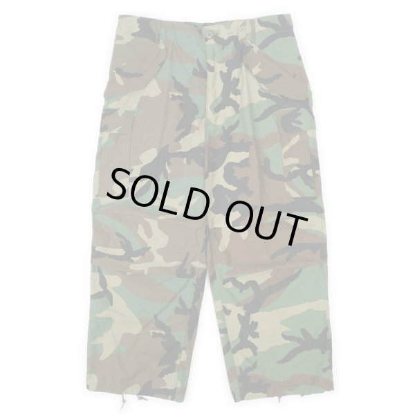 画像2: 80's US. Armed Forces M-65 ウッドランドカモ柄 フィールドトラウザー "MEDIUM-SHORT / DEADSTOCK" (2)