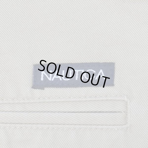 画像4: 00's NAUTICA 1タック チノトラウザー "W33 L30" (4)