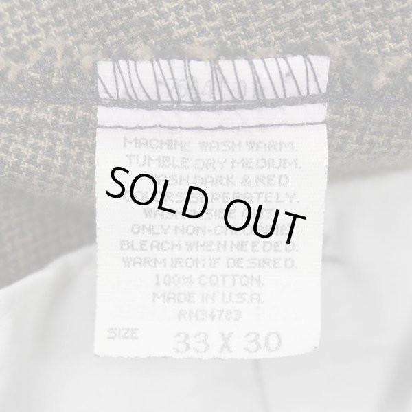 画像4: 90's Lee 2タック コットントラウザー "MADE IN USA / W33 L30" (4)