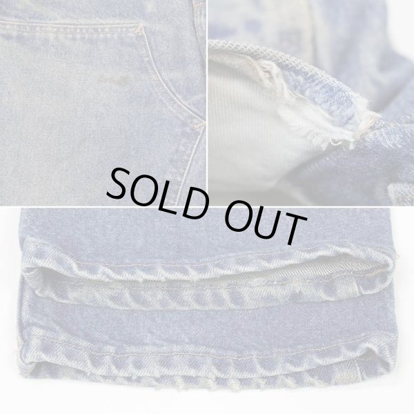 画像5: 00's Carhartt ダブルニー デニムペインターパンツ "W33 L30" (5)