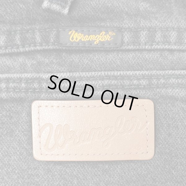画像4: 00's Wrangler 13MWZWK ブラックデニムパンツ "W34 L30" (4)