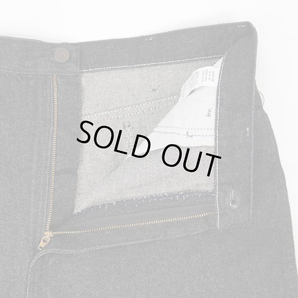 画像4: 00's RUSTLER 先染めブラックデニムパンツ "W36 L32" (4)