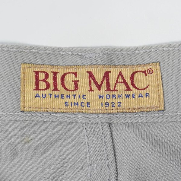 画像3: Early 00's BIG MAC ワークパンツ "NON WASH / GRAY / W36 L30" (3)