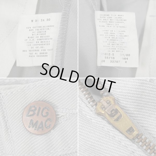 画像4: Early 00's BIG MAC ワークパンツ "NON WASH / GRAY / W36 L30" (4)