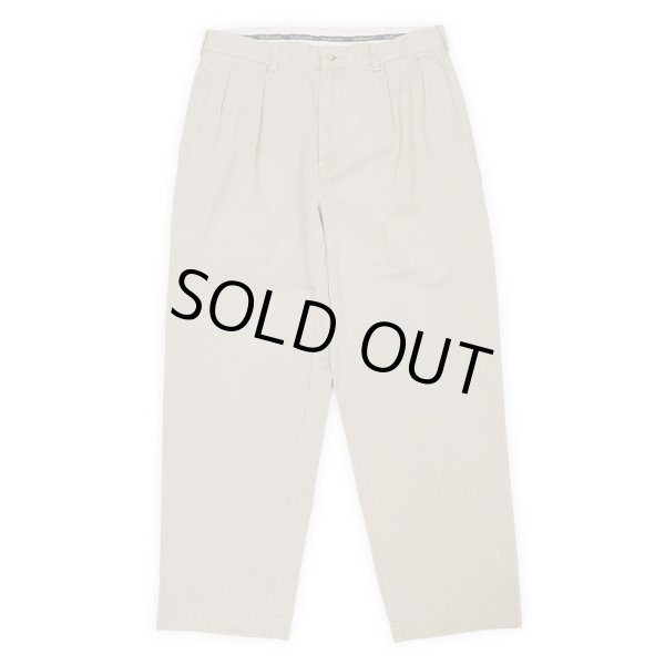 画像1: 90's Polo Ralph Lauren 2タック チノトラウザー “BEIGE / ANDREW PANT” (1)