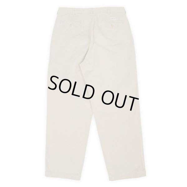 画像2: 90's Polo Ralph Lauren 2タック チノトラウザー “BEIGE / ANDREW PANT” (2)