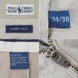 画像3: 90's Polo Ralph Lauren 2タック チノトラウザー “BEIGE / ANDREW PANT” (3)