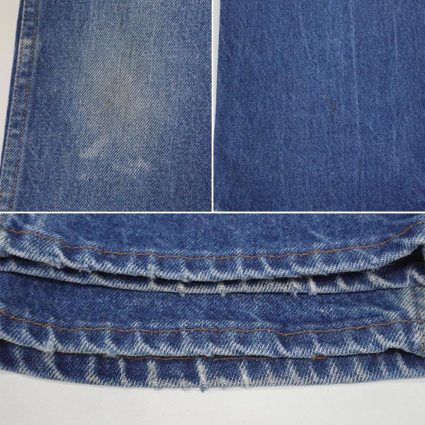 画像4: 70's SADDLE KING デニムパンツ "実寸 W35 L29" (4)